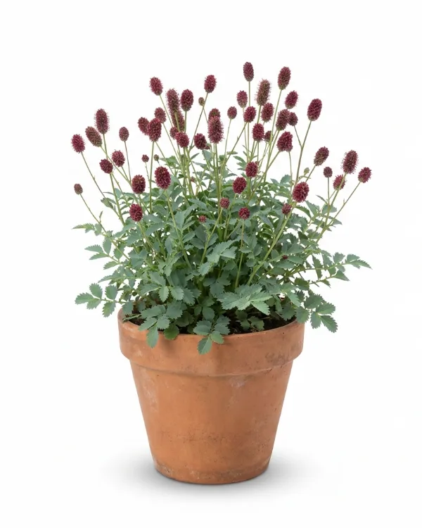 Blodtopp (liten kruka) — Sanguisorba officinalis 'Tanna' (liten kruka)